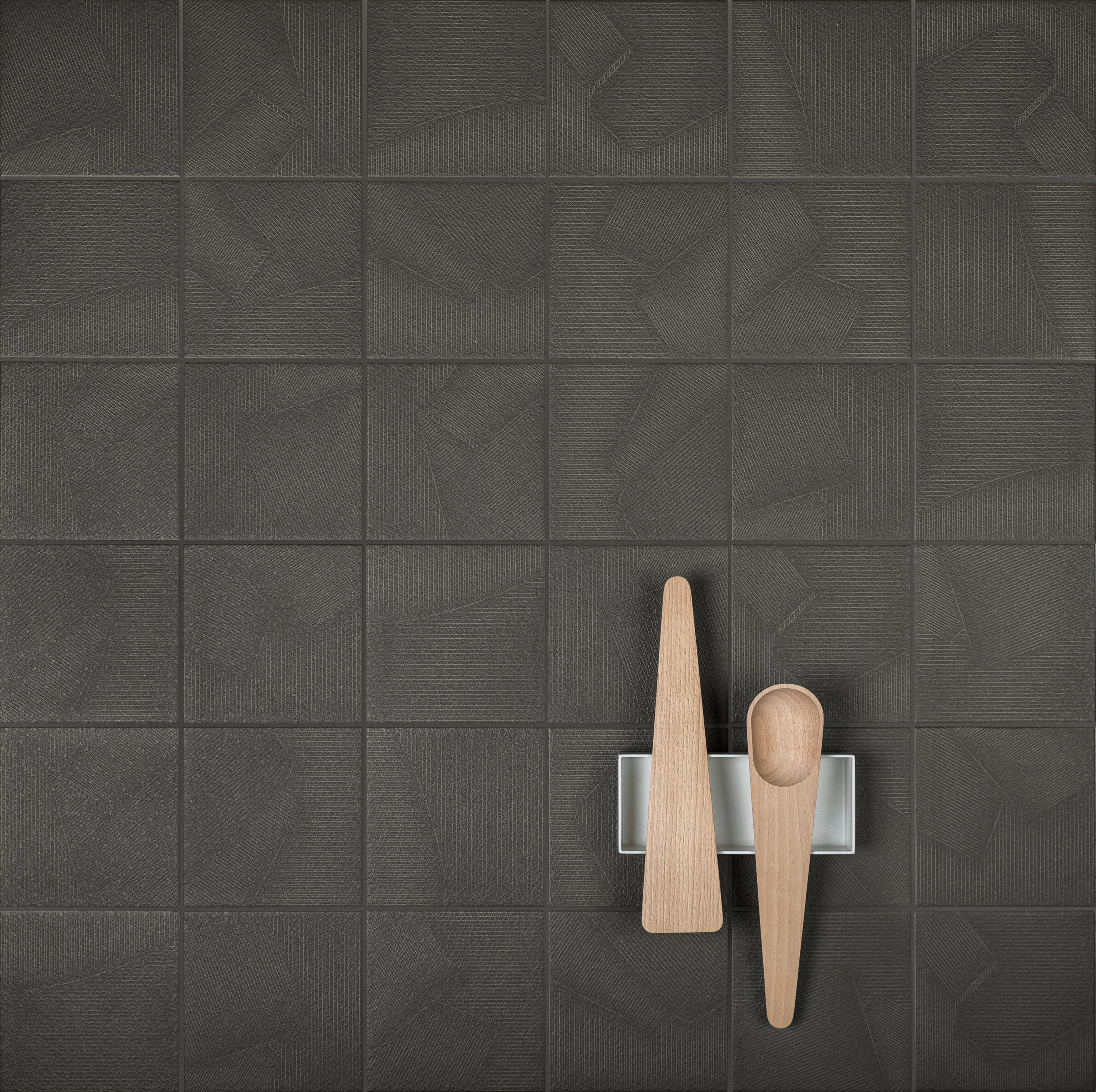 Warp Clear Grey Floor tiles by LIVING CERAMICS Architonic