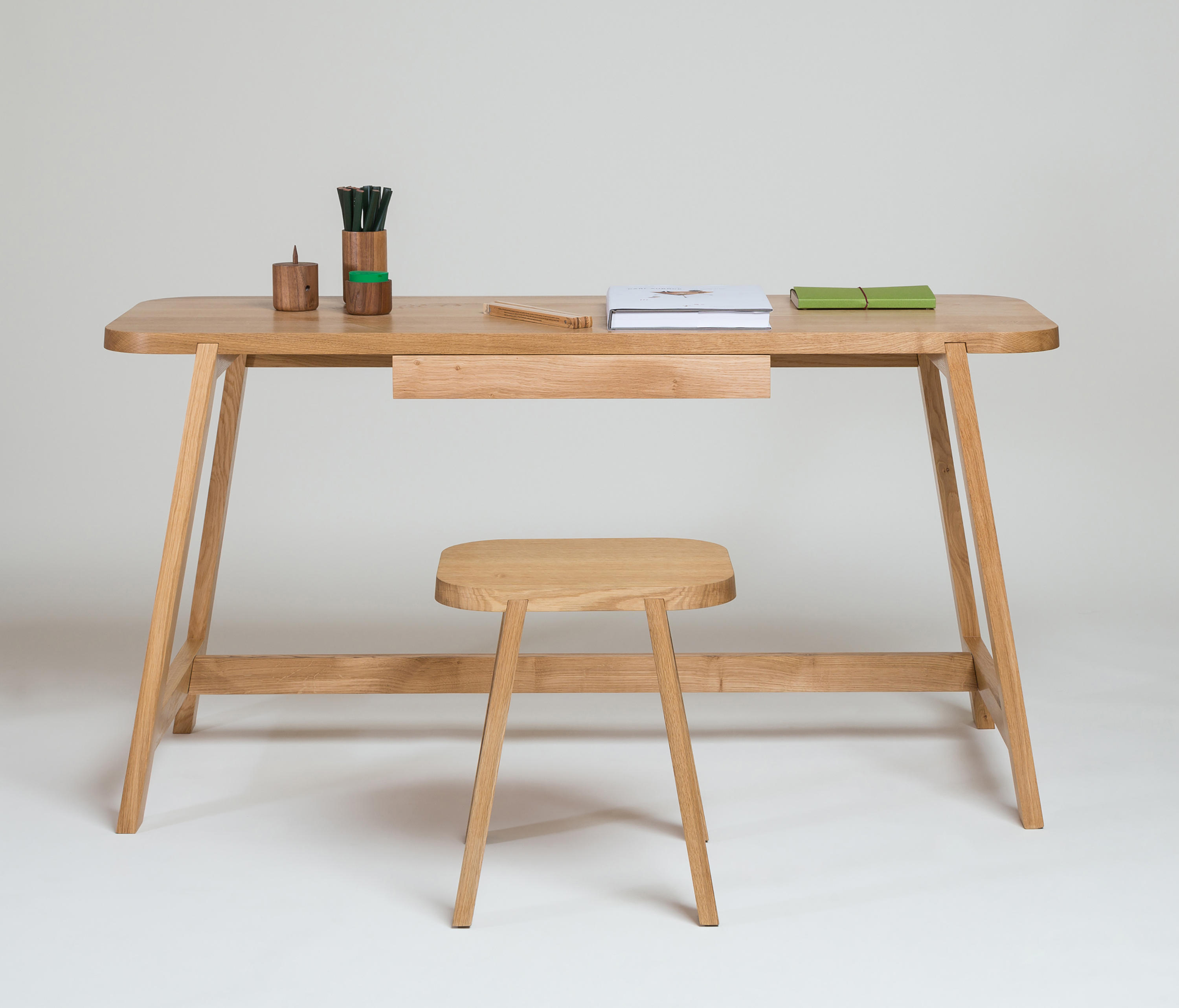 Stool Three - Oak & designer furniture