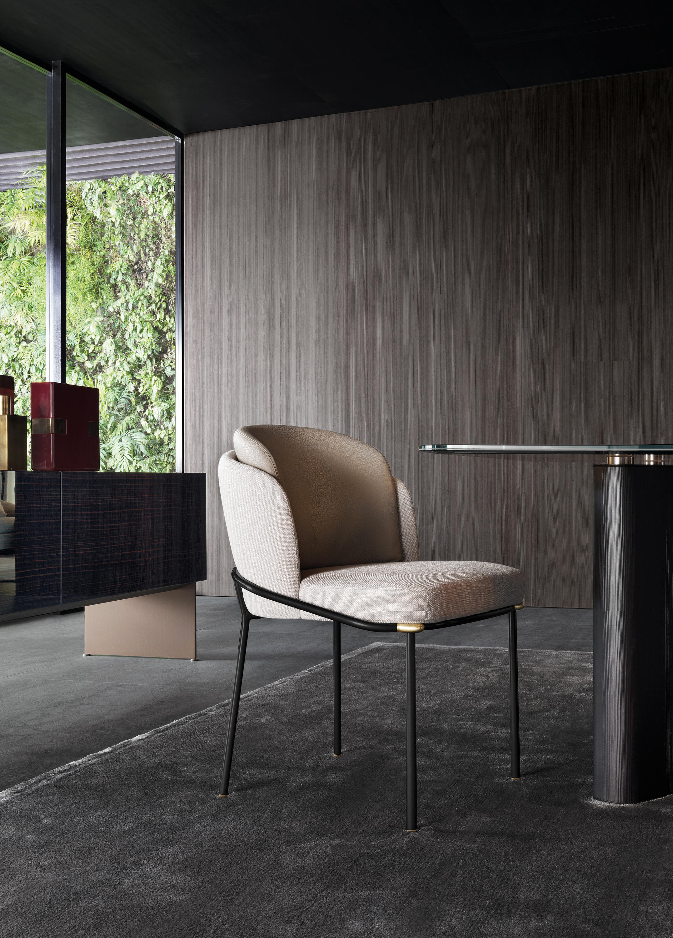 Fil Noir Chair Chairs From Minotti Architonic