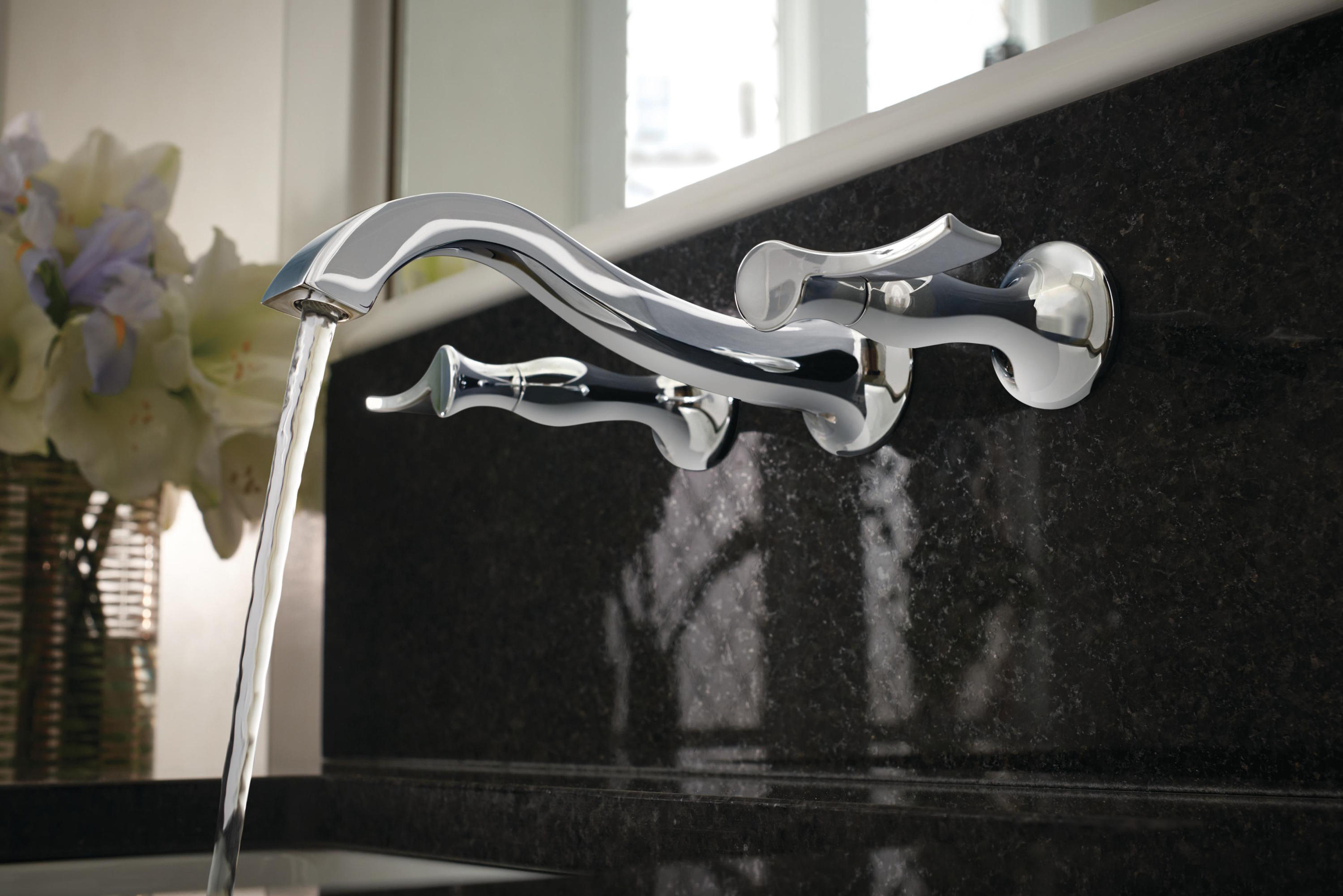 Roman Tub Faucet With Handshower And Lever Handles Architonic