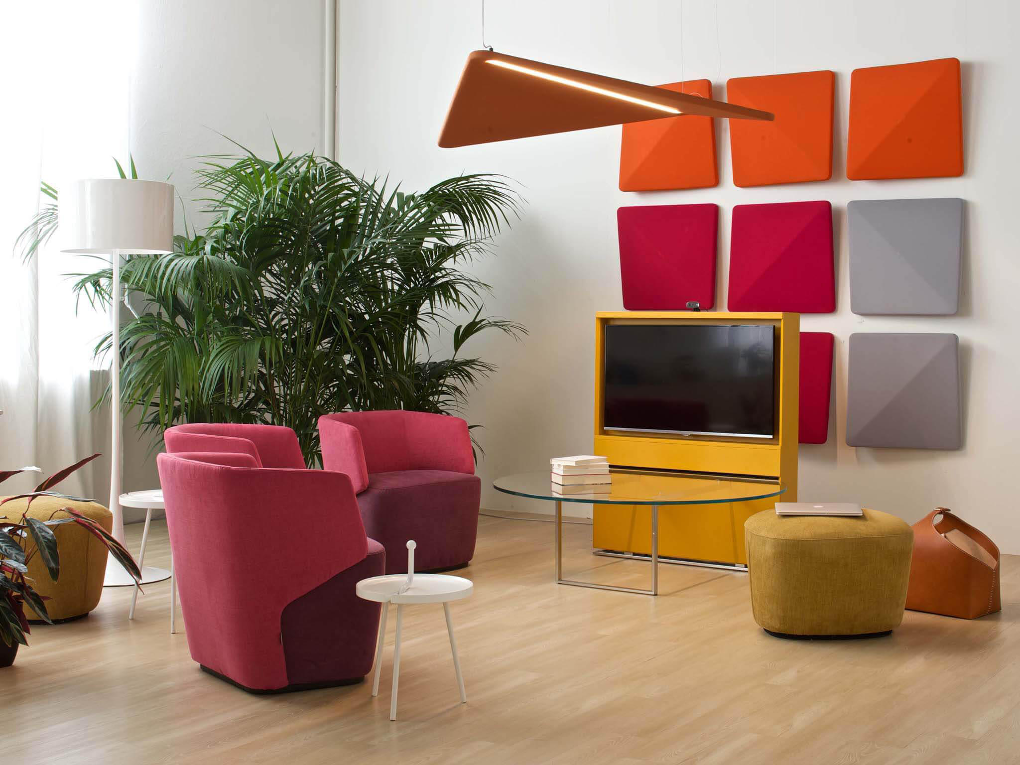Kite acustico a parete sound absorbing wall art from estel group ... Parete living
