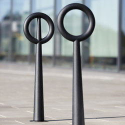 Hoop bicycle stand | Bicycle parking systems | nola