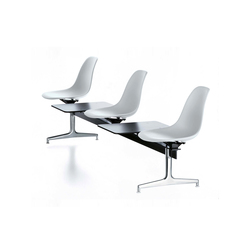 Eames Plastic Side Chair Beam Seating | Bancos | Vitra