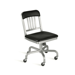 Navy® Semi-upholstered swivel chair | Sillas de oficina | emeco