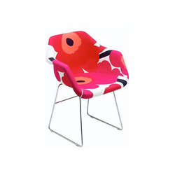 Poly armchair upholstered