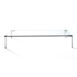 Liko Glass | low table | Tabletop rectangular | Desalto