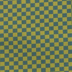 Checker 004 Ultramarine/Emerald Light | Pattern squares / polygon | Maharam