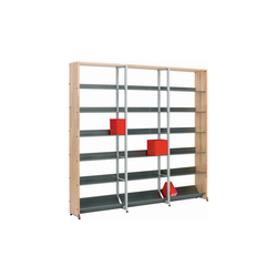 Littbus Wood / Single sided 290x2044 mm | Shelving systems | Lustrum