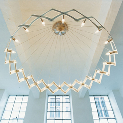 ZOOM XL 1 | Ceiling suspended chandeliers | serien.lighting