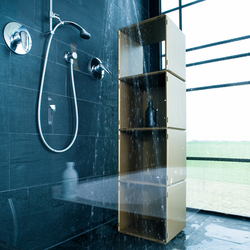 q16_Bathroom_gold cupric | Bath shelving | qubing.de