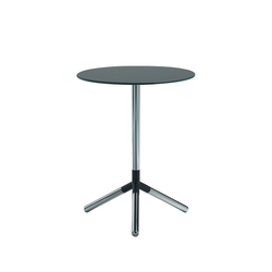 Obilite pillar table | Tabletop round | Materia