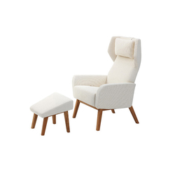 Select Sessel mit Fusshocker | Armchairs | Swedese