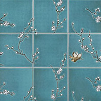 Cherry blossom mural | Wall decoration | Ann Sacks
