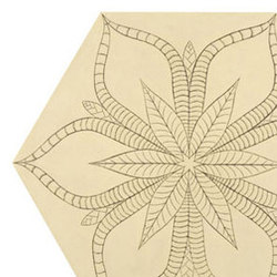 Tropic hexagon 30x35 | Concrete / cement flooring | Ann Sacks