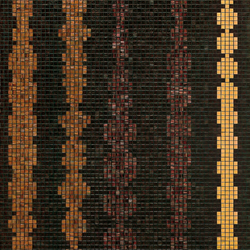 Columns Brown A mosaic | Glas Mosaike | Bisazza