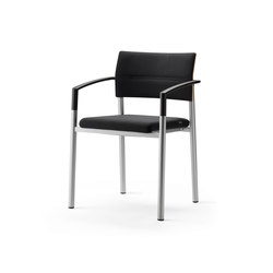 aluform_3 stacking chair with beech arms | Chairs | Wiesner-Hager