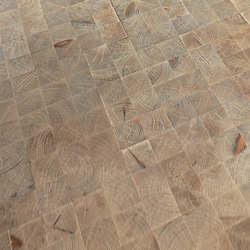 Domino LARCH Vulcano brushed | white oil | Modular flooring systems | mafi