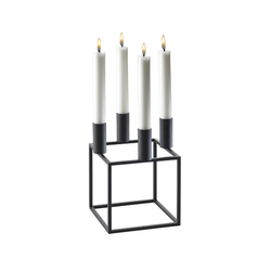 Kubus 4, Black | Candlesticks / Candleholder | MENU