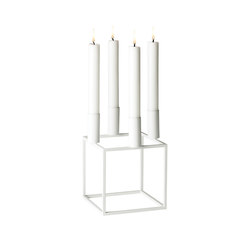 Kubus 4, White | Candelabros | Audo Copenhagen