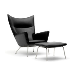 CH445 I CH446 Wing Chair | with footstool | Carl Hansen & Søn