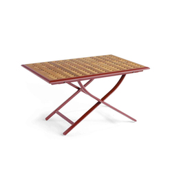 Table jardin hauteur reglable