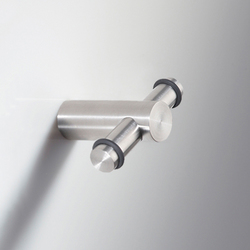 Double wall hook, length 5 cm with Viton® O-rings | Portasciugamani | PHOS Design