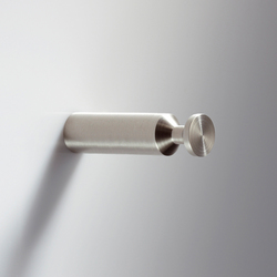 Wall hook, rod-shaped with conical groove, length 6.7 cm, Ø16 mm | Estanterías toallas | PHOS Design