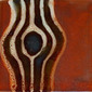 Treeform 2 glazed tile | Colour brown | Royce Wood