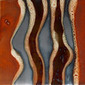 Treeform 3 glazed tile | Colour brown | Royce Wood