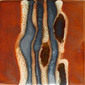 Treeform 4 glazed tile | Colour brown | Royce Wood