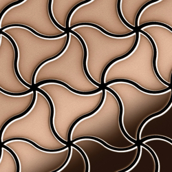 Ninja Copper Tiles | Metal mosaics | Alloy
