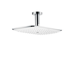 hansgrohe PuraVida 400 Air 1jet Kopfbrause mit Deckenanschluss 100 mm | Duscharmaturen | Hansgrohe