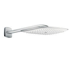 hansgrohe PuraVida 400 Air 1jet overhead shower with shower arm 390 mm | Shower controls | Hansgrohe