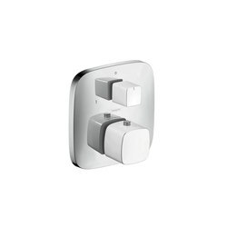 hansgrohe Thermostatic mixer for concealed installation with shut-off/ diverter valve | Grifería para duchas | Hansgrohe