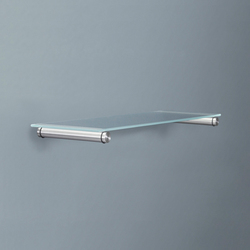 Shelf support for glass and wooden shelves, screwed, length 12 cm | Glass shelf brackets | PHOS Design
