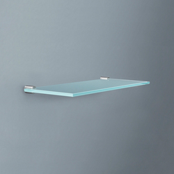Glass shelf supports for 8 mm thick shelves | Glass shelf brackets | PHOS Design