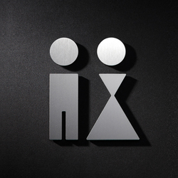WC pictograms for men & women | Symbols / Signs | PHOS Design