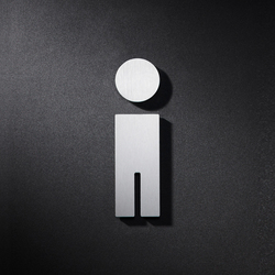 Pittogramma WC per uomini | Pittogrammi / Cartelli | PHOS Design