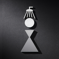 Ladies shower pictogram | Piktogramme / Beschriftungen | PHOS Design
