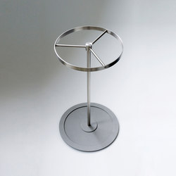 Umbrella stand Anselma, base plate: gray. | Umbrella stands | PHOS Design