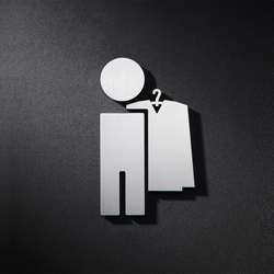 Pictogram for marking the men's checkroom | Symbols / Signs | PHOS Design