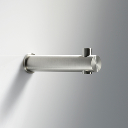 High-quality designer wall hook made of stainless steel - 10 cm long | Portasciugamani | PHOS Design