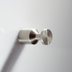 Wall hook, rod-shaped with conical groove, length 3.2 cm, Ø16 mm | Estanterías toallas | PHOS Design