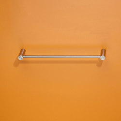 Poignée en forme d'étrier avec supports d'extrémité, tige de poignée Ø6 mm, 204 mm de long | Poignées de meuble | PHOS Design
