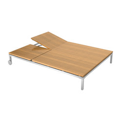 Home Collection Relax | Double Sunlounger | on castors | Viteo