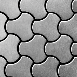 Ubiquity Stainless Steel Brushed Finish | Metal mosaics | Alloy
