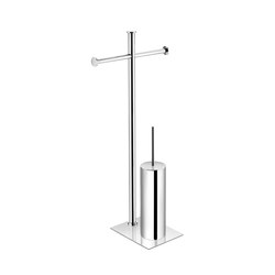 Kubic Free Standing Toilet Brush/Paper Holder | Bathroom accessories | Pomd’Or