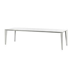 FOLD & PROFILES dining table in lacquered aluminum | Individual desks | Colect