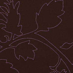 Layers Garden 004 Chocolate/Lilac | Upholstery fabrics | Maharam