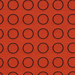 Repeat Dot Ring 005 Coral | Pattern circles / ellipses | Maharam